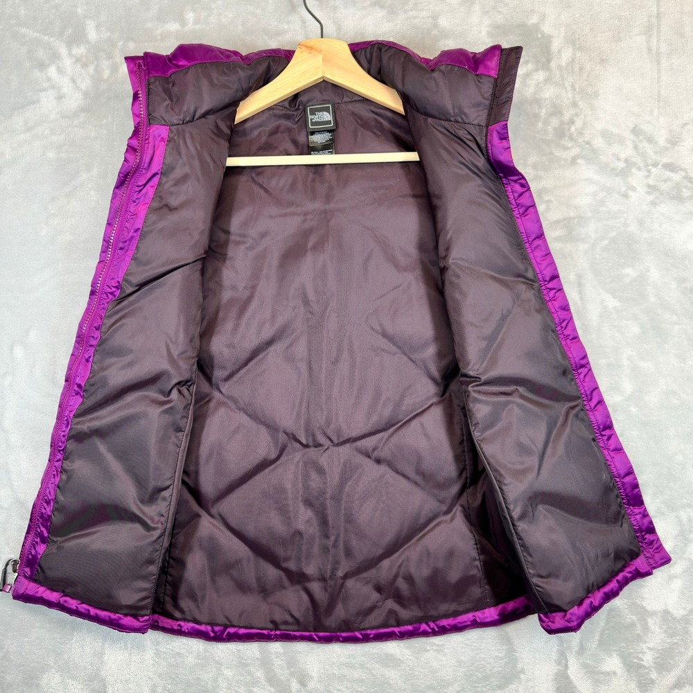 The North Face Vest Womens S Purple 550 Down Quilted Puffer Sleeveless Jacket - Picture 8 of 11